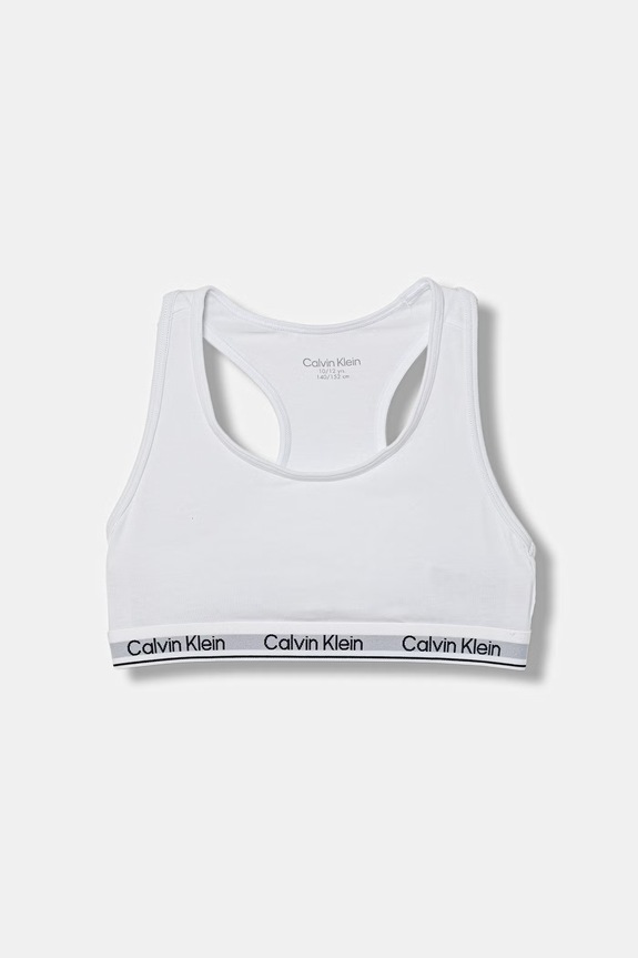 Κοριτσίστικα Calvin Klein Underwear σουτιέν Παιδικά βαμβάκι με ελαστάν 2-pack G80G800742.PPY2 λευκό