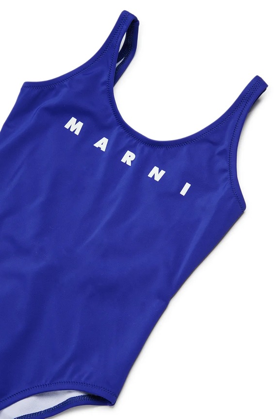 Fete Marni costum de baie dintr-o singură piesă pentru copii MM37F SWIMSUIT M01834.M00M2 albastru