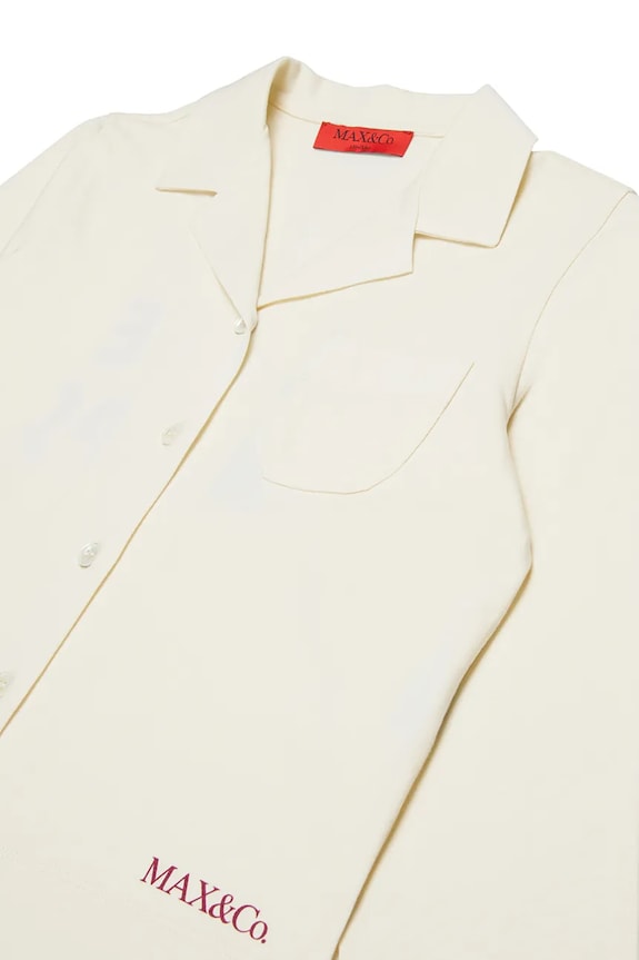 BIMBA MAX&Co. pigiama in lana bambino MAXUN2F PYJAMA MX0353.MX057 bianco