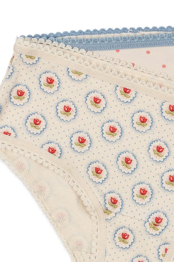 Djevojčice Dječje gaćice Konges Sløjd BASIC GIRL UNDERPANTS GOTS 2-pack KS104666.PPY2 bež