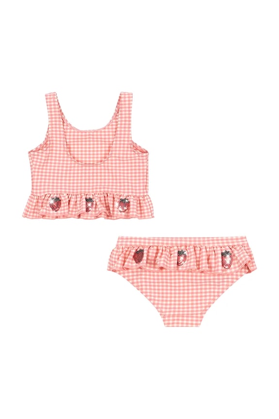 Konges Sløjd dwuczęściowy strój kąpielowy dziecięcy ETTA BIKINI KS104785.PPY2 różowy SS26
