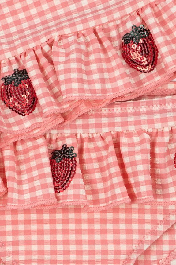 Dziewczynka Konges Sløjd dwuczęściowy strój kąpielowy dziecięcy ETTA BIKINI KS104785.PPY2 różowy