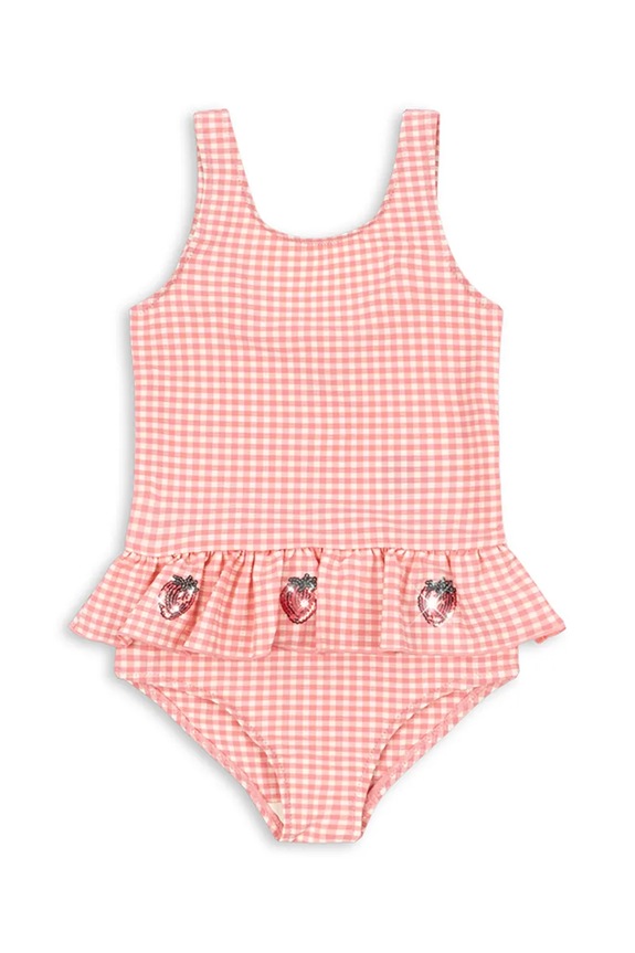 Ολόσωμο παιδικό μαγιό Konges Sløjd ETTA SWIMSUIT μαλακό ροζ KS104790.PPY2