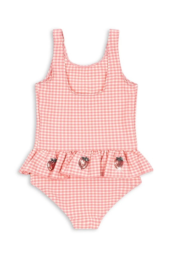 Ολόσωμο παιδικό μαγιό Konges Sløjd ETTA SWIMSUIT KS104790.PPY2 ροζ SS26