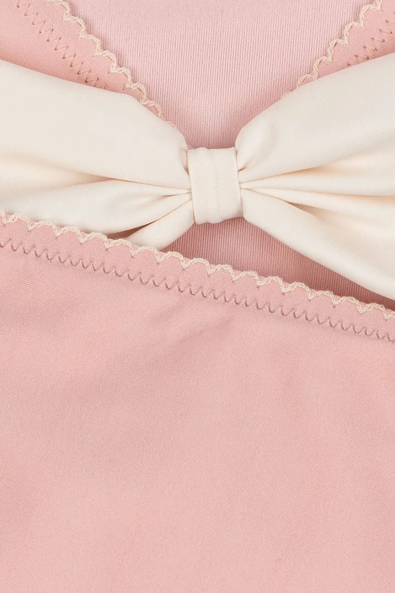Konges Sløjd dwuczęściowy strój kąpielowy dziecięcy KITTY BIKINI GRS różowy KS104915.PPY2