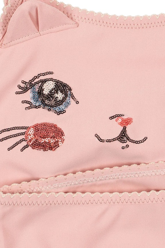 Konges Sløjd dwuczęściowy strój kąpielowy dziecięcy KITTY BIKINI GRS KS104915.PPY2 różowy