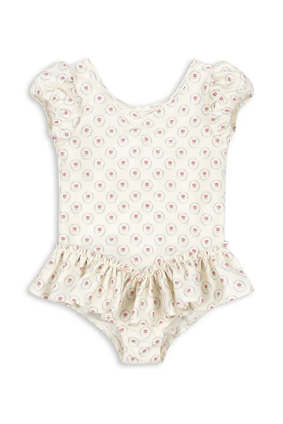 Dječji jednodijelni kupaći kostim Konges Sløjd MALTI SWIMSUIT GRS KS104980.PPY2 bež SS26