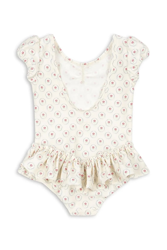 Djevojčice Dječji jednodijelni kupaći kostim Konges Sløjd MALTI SWIMSUIT GRS KS104980.PPY2 bež