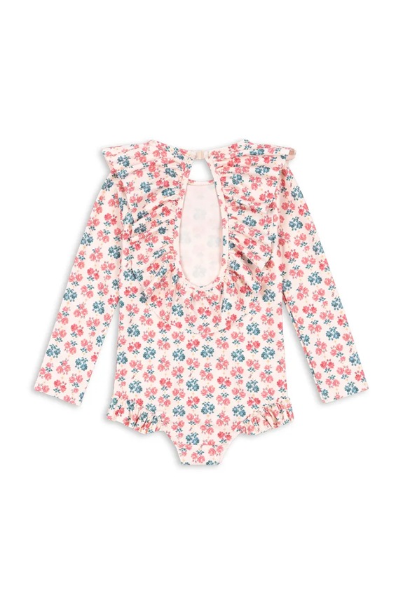 Konges Sløjd egyrészes gyerek fürdőruha MANUCA LS SWIMSUIT GRS KS104989.PPY2 rózsaszín SS26