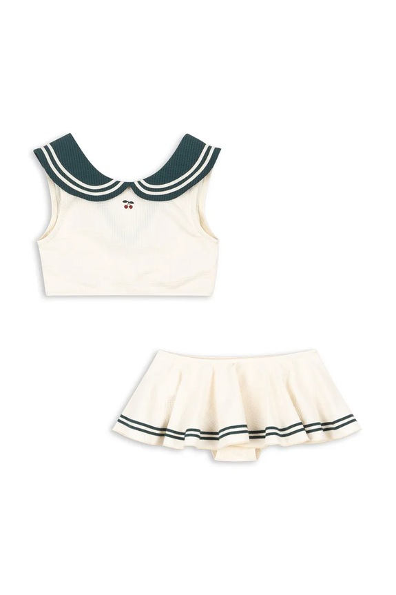 Παιδικό μαγιό δύο τεμαχίων Konges Sløjd SAILOR BIKINI GRS μαλακό μπεζ KS105063.PPY2