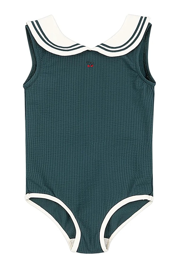 Ολόσωμο παιδικό μαγιό Konges Sløjd SAILOR SWIMSUIT GRS KS105068.PPY2 πράσινο SS26