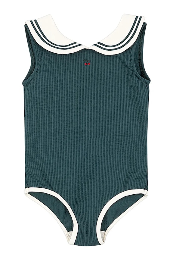 Ολόσωμο παιδικό μαγιό Konges Sløjd SAILOR SWIMSUIT GRS KS105068.PPY2 πράσινο SS26