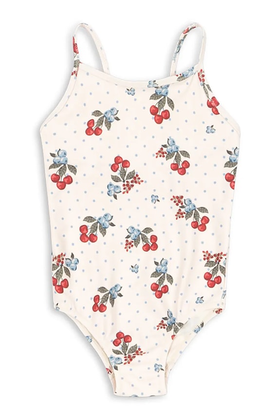 Jednodielne detské plavky Konges Sløjd FRAGO SWIMSUIT GRS KS104821.PPY2 béžová SS26