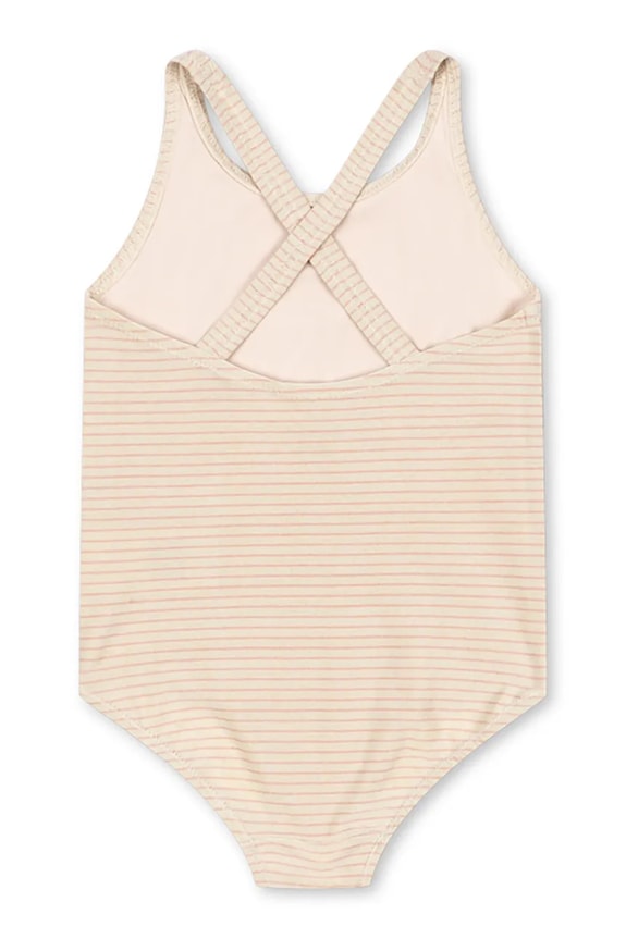 Ολόσωμο παιδικό μαγιό Konges Sløjd JADE SWIMSUIT KS104860.PPY2 μπεζ SS26