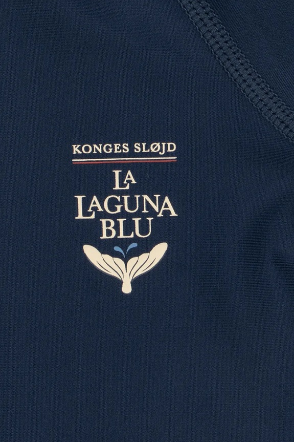 Jednodielne detské plavky Konges Sløjd LAGUNA LS SWIMSUIT GRS tmavomodrá KS104923.PPY2