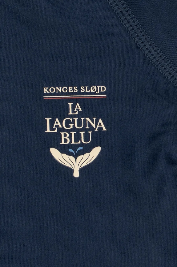 Jednodielne detské plavky Konges Sløjd LAGUNA LS SWIMSUIT GRS tmavomodrá KS104923.PPY2