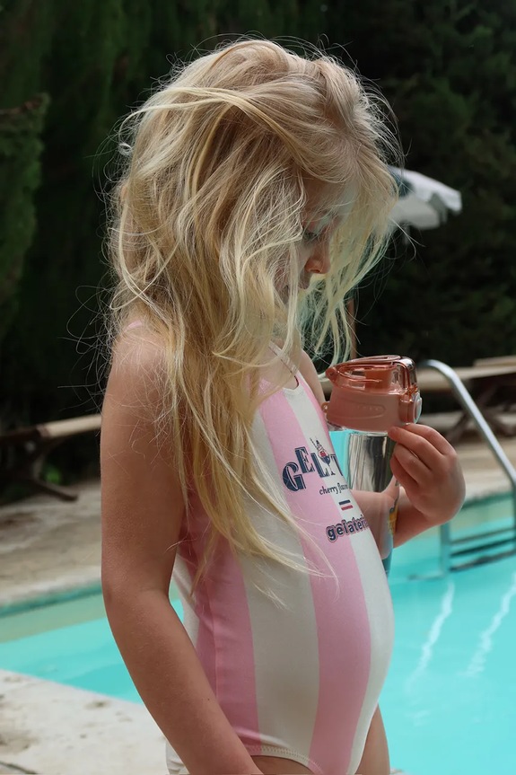 Jednodielne detské plavky Konges Sløjd POMIA SWIMSUIT KS105040.PPY2