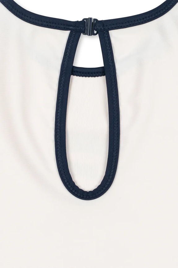 Κοριτσίστικα Ολόσωμο παιδικό μαγιό Konges Sløjd VILJA LS SWIMSUIT GRS KS105119.PPY2 λευκό