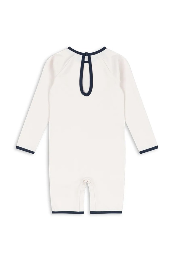 Jednodielne detské plavky Konges Sløjd VILJA ONESIE GRS KS105120.PPY2 biela SS26