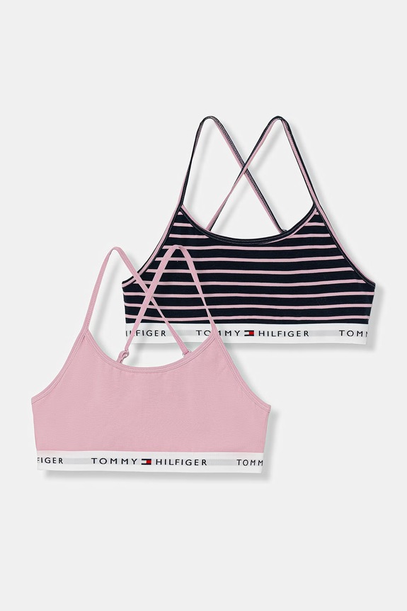 Tommy Hilfiger sutien pentru copii pachet de 2 roz UG0UG00755.PPY2