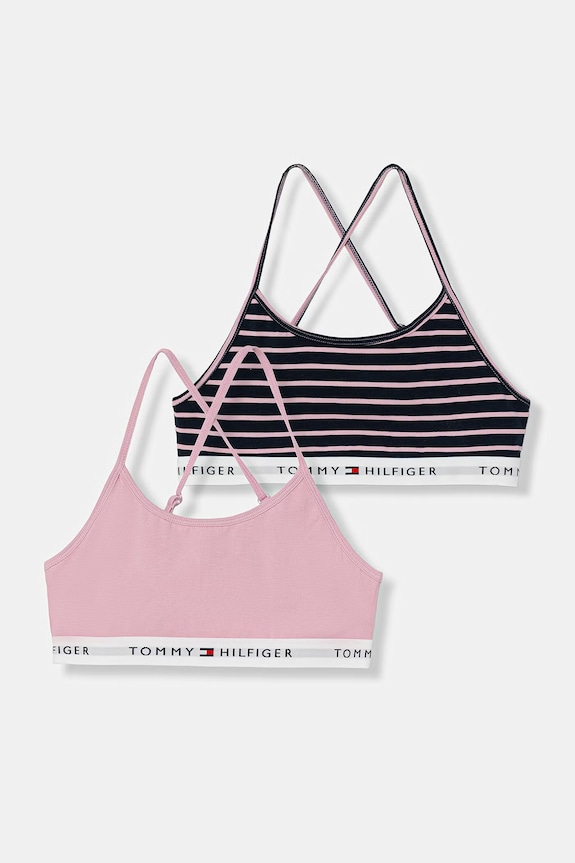 Tommy Hilfiger sutien pentru copii pachet de 2 roz UG0UG00755.PPY2