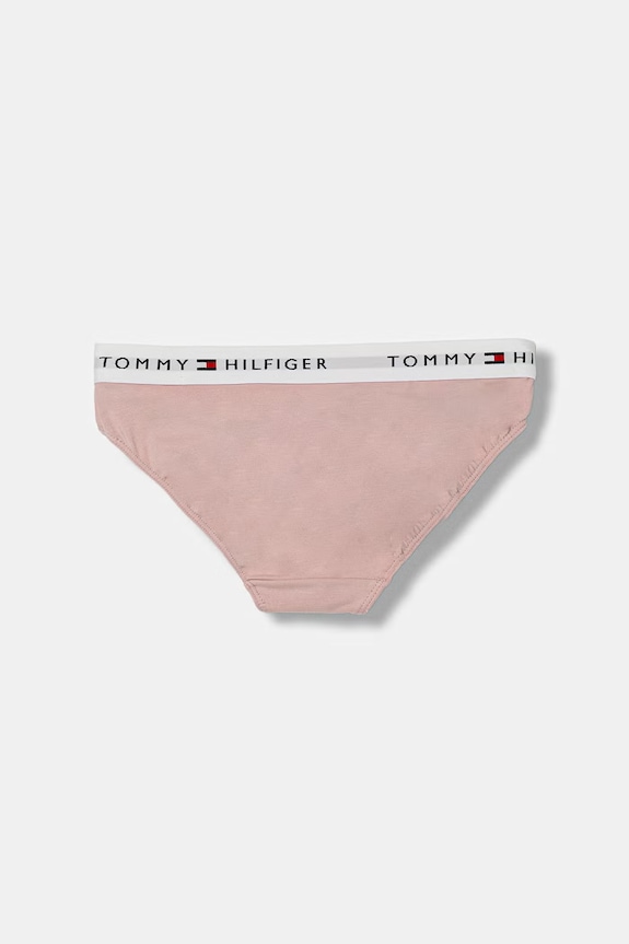 Fete Tommy Hilfiger chiloți full brief pentru copii, din bumbac pachet de 2 UG0UG00750.PPY2 roz