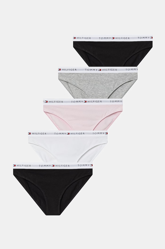 Tommy Hilfiger chiloți full brief pentru copii pachet de 5 negru UG0UG00842.PPY2