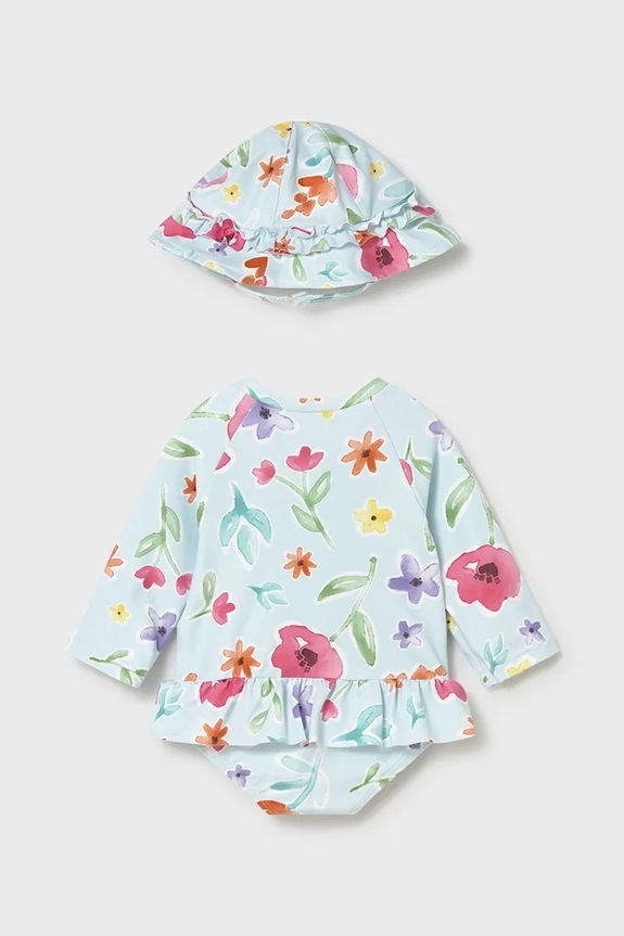 Jednodielne plavky pre bábätká Mayoral Newborn 1634.2Q.Newborn.PPY2 modrá SS26