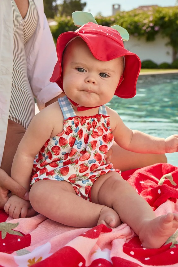 Mayoral Newborn costum de baie din două piese pentru bebeluși moale rosu 1635.2R.Newborn.PPY2