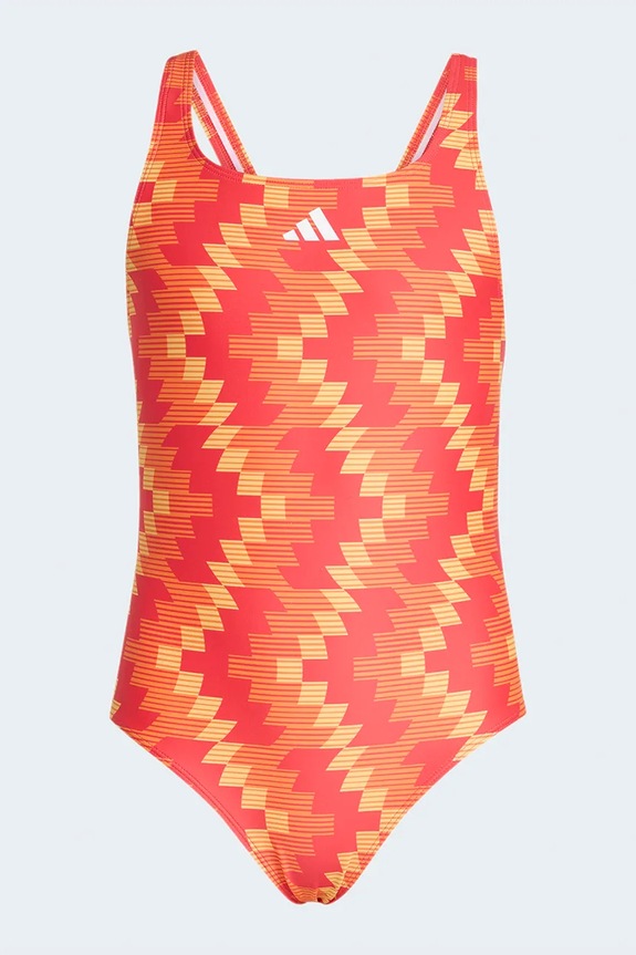 adidas Performance strój kąpielowy jednoczęściowy dziecięcy czerwony KR4887
