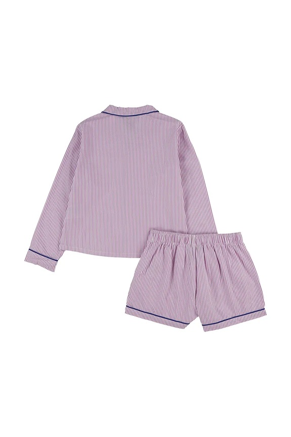 Dječja pamučna pidžama Polo Ralph Lauren 3P0285 roza SS26