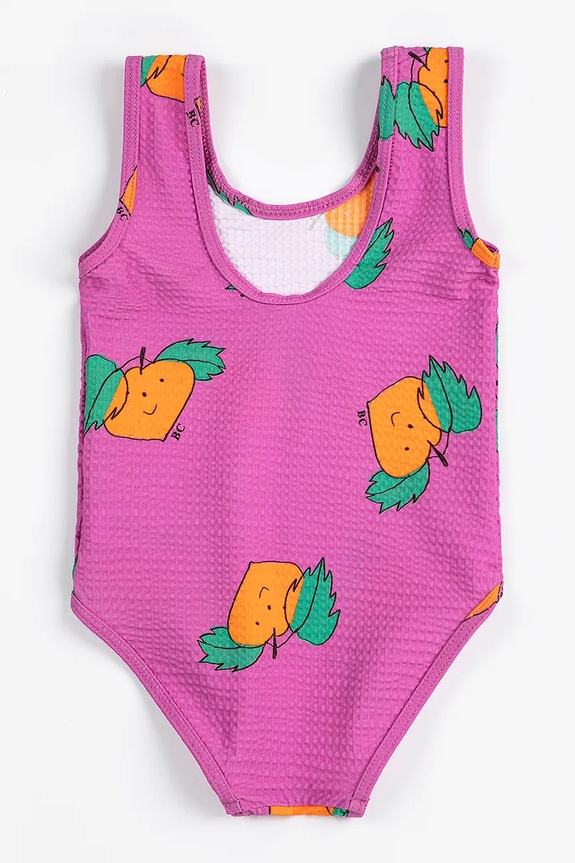 Bobo Choses jednoczęściowy strój kąpielowy niemowlęcy Tangerine 126AB111 różowy SS26