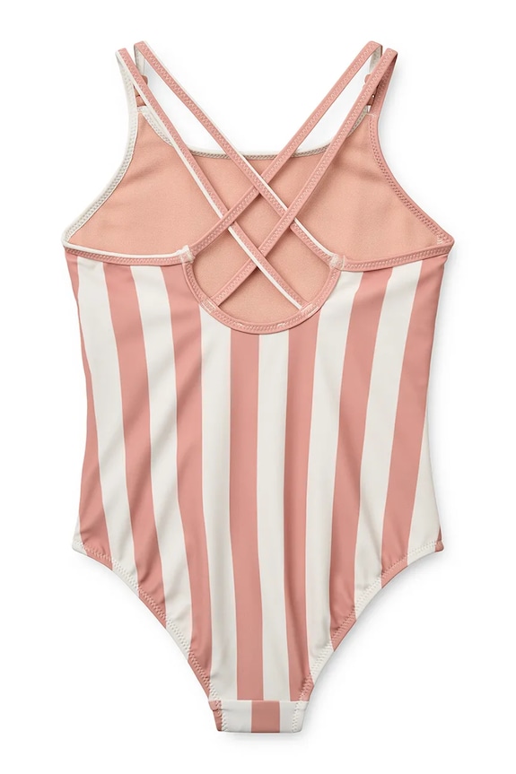 Liewood gyerek egyrészes fürdőruha Suna Stripe Swimsuit LW19673.PPY2 rózsaszín SS26