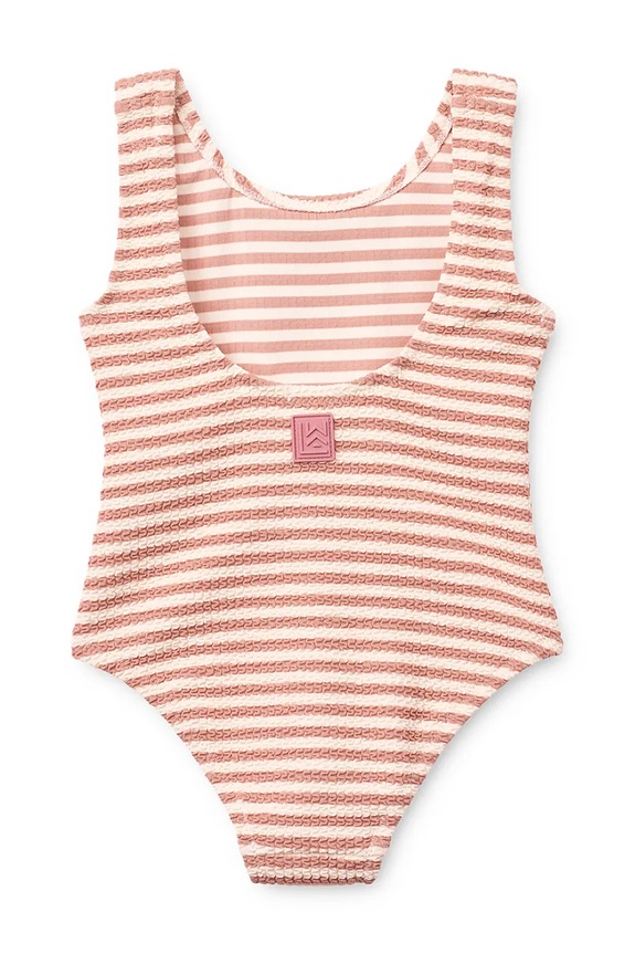 Liewood gyerek egyrészes fürdőruha Bianco Stripe Swimsuit LW20645.PPY2 rózsaszín SS26