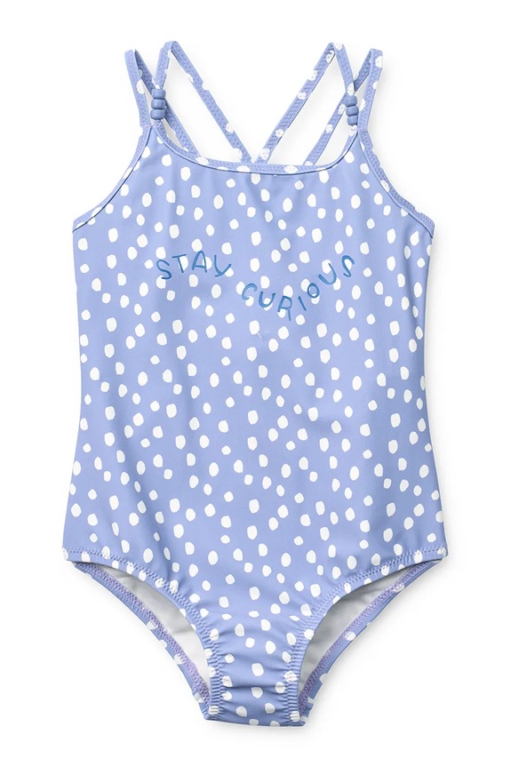 Liewood egyrészes fürdőruha gyerek Suna Printed Swimsuit lila LW20659.PPY2