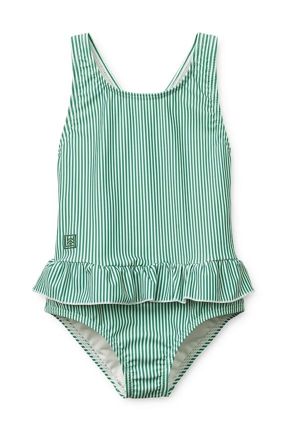 Liewood gyerek egyrészes fürdőruha Amara Stripe Swimsuit LW20686.PPY2 zöld SS26