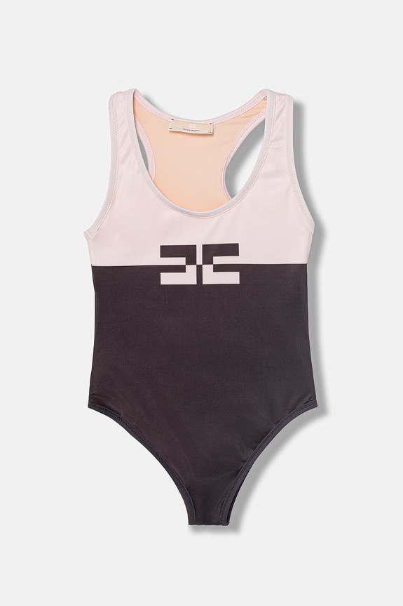 Elisabetta Franchi costume da bagno intero per bambini marrone EFSW026.C.JT004.140.158