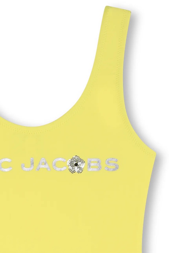 Dziewczynka Marc Jacobs jednoczęściowy strój kąpielowy dziecięcy W60757.156 żółty
