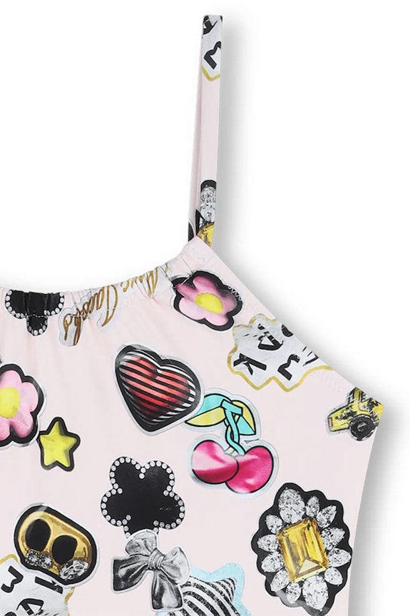 DÍVKA Jednodílné dětské plavky Marc Jacobs W60759.86.108 růžová