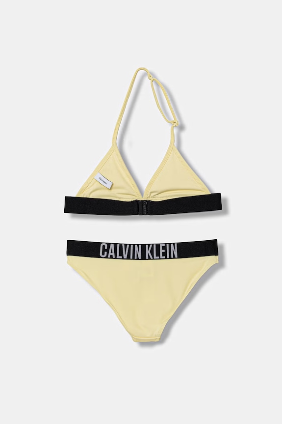 Calvin Klein Jeans costum de baie din două piese copii KY0KY00090.PPY2 galben SS26