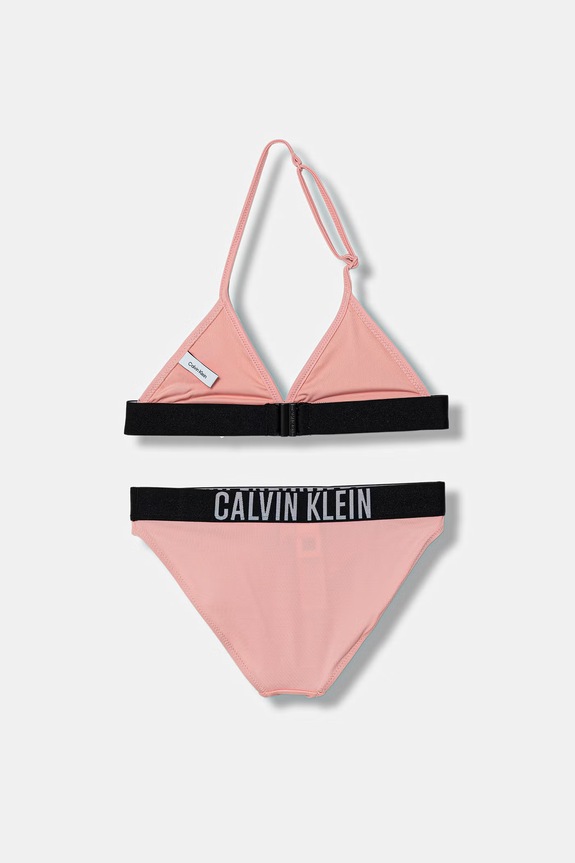 Calvin Klein Jeans costum de baie din două piese pentru copii KY0KY00090.PPY2 roz SS26