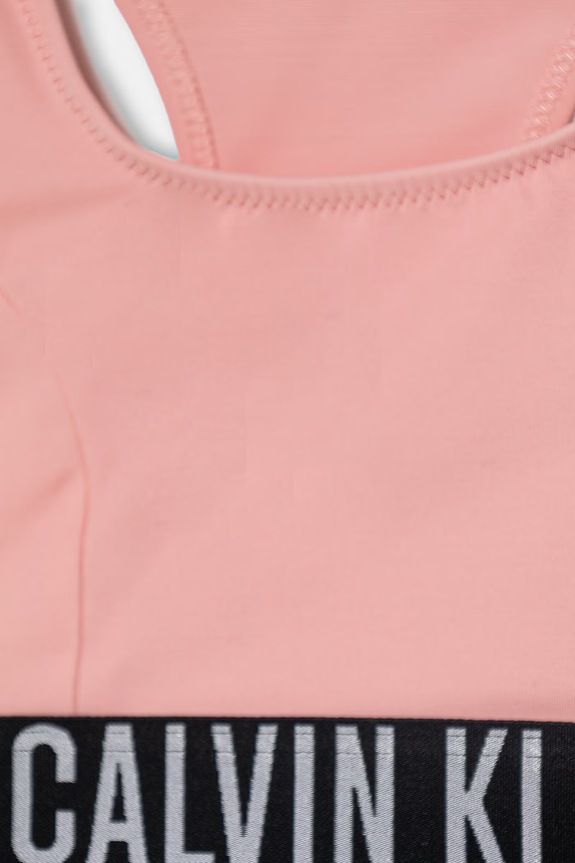 Dziewczynka Calvin Klein Jeans strój kąpielowy dwuczęściowy dziecięcy KY0KY00091.PPY2 różowy