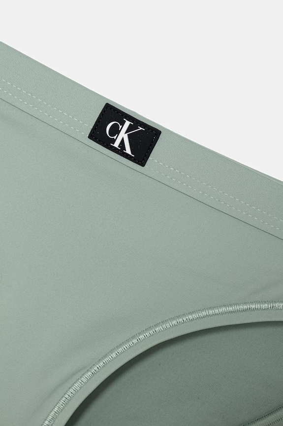 Dziewczynka Calvin Klein Jeans strój kąpielowy dwuczęściowy dziecięcy KY0KY00092.PPY2 zielony