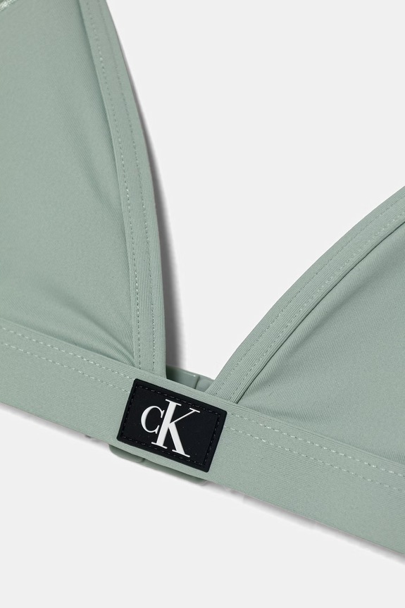 Calvin Klein Jeans strój kąpielowy dwuczęściowy dziecięcy zielony KY0KY00092.PPY2