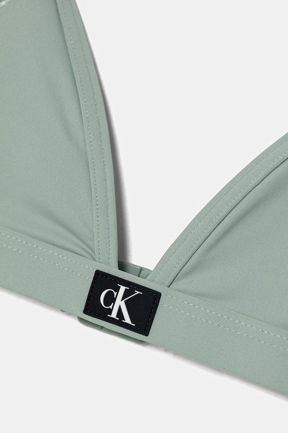 Calvin Klein Jeans strój kąpielowy dwuczęściowy dziecięcy zielony KY0KY00092.PPY2