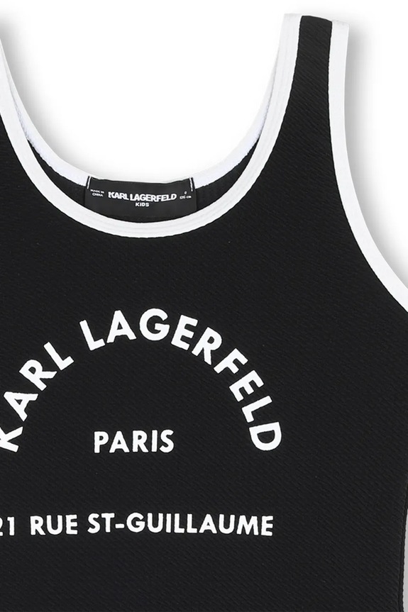 Jednodílné dětské plavky Karl Lagerfeld černá Z31113.86.108
