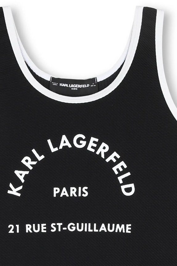 Dievča Jednodielne detské plavky Karl Lagerfeld Z31113.114.150 čierna