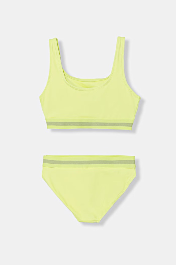 Tommy Hilfiger dvojdielne plavky detské UG0UG00816.PPY2 zelená SS26