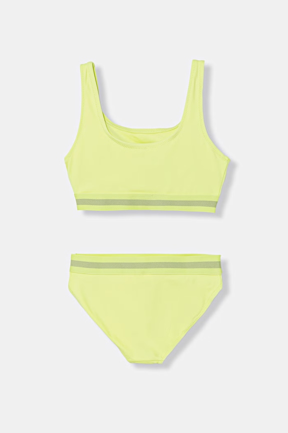 Tommy Hilfiger dvojdielne plavky detské UG0UG00816.PPY2 zelená SS26