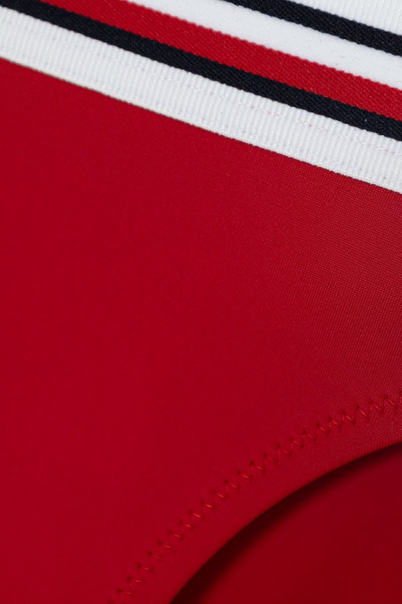 Tommy Hilfiger dvoudílné dětské plavky červená UG0UG00823.PPY2